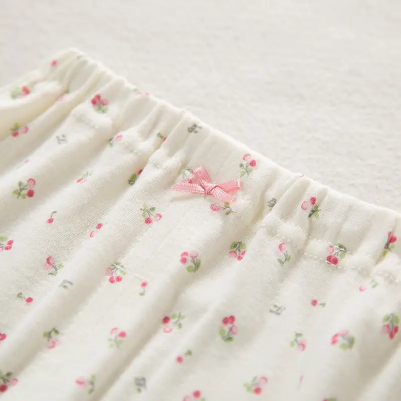 Japanese Children's Pink Leggings 2 Pack Autumn Pants - Image 5