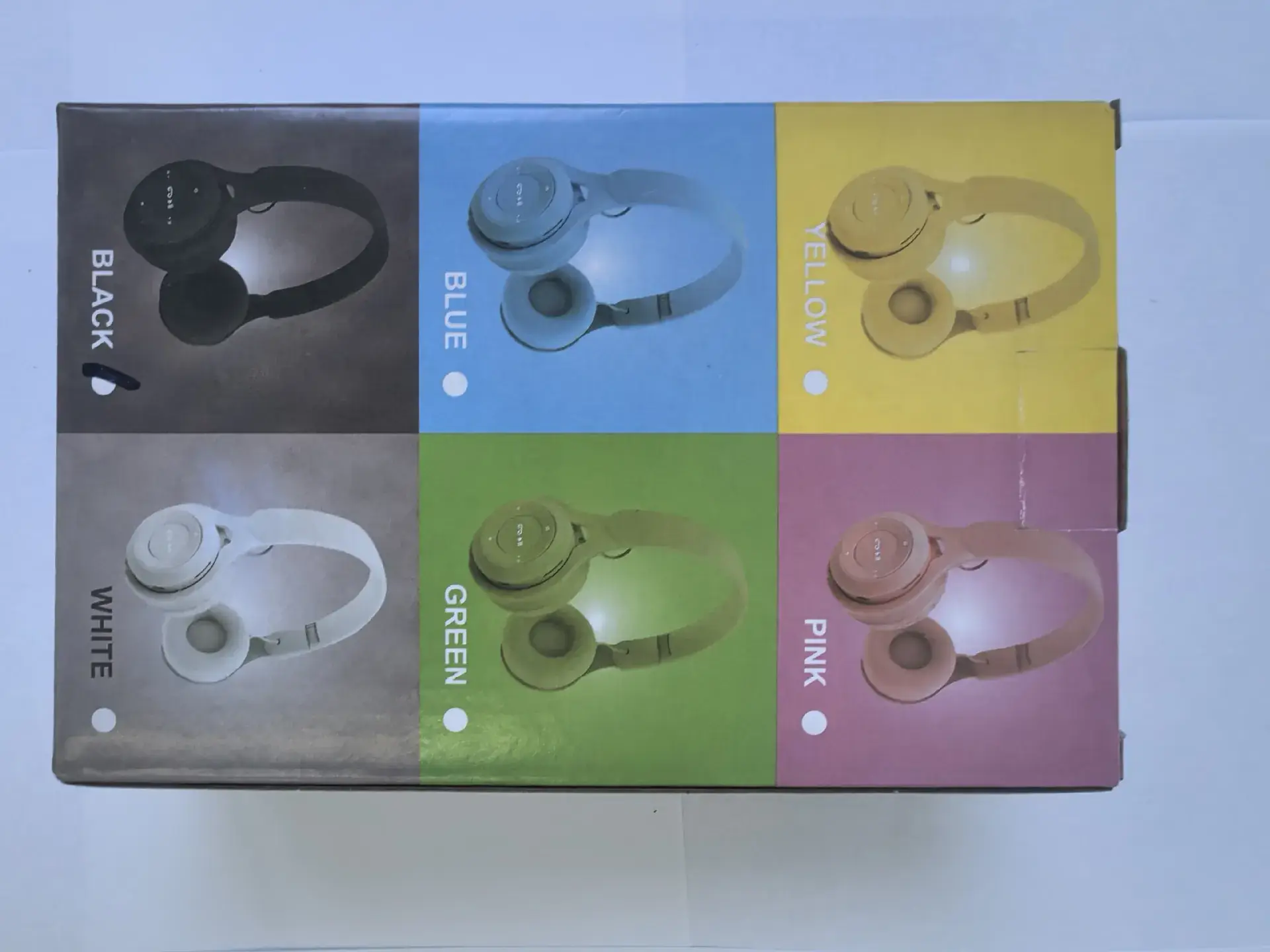 White Bluetooth Over-Ear Headset Y08 — feature 9