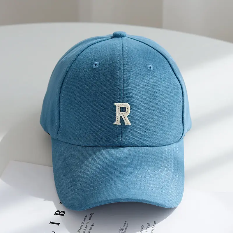 Women's Red & Brown Baseball Caps with R Logo