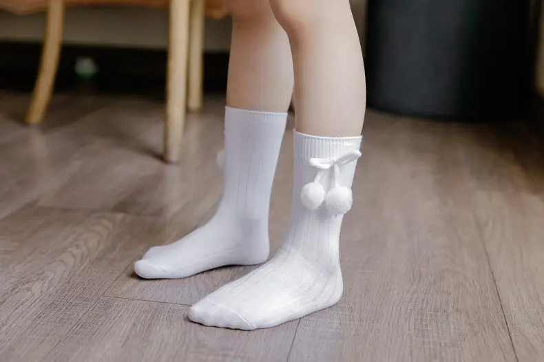 Blue Ball Embellished Knee Socks for Boys Girls — feature 17