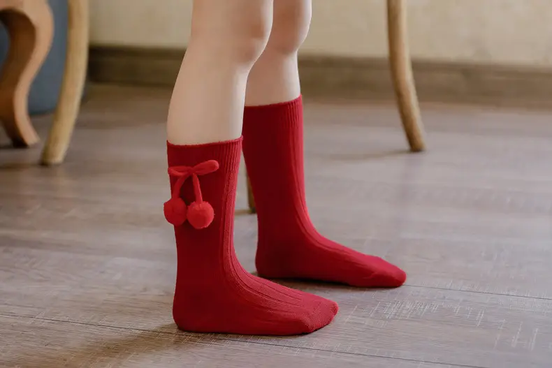 Blue Ball Embellished Knee Socks for Boys Girls — feature 21