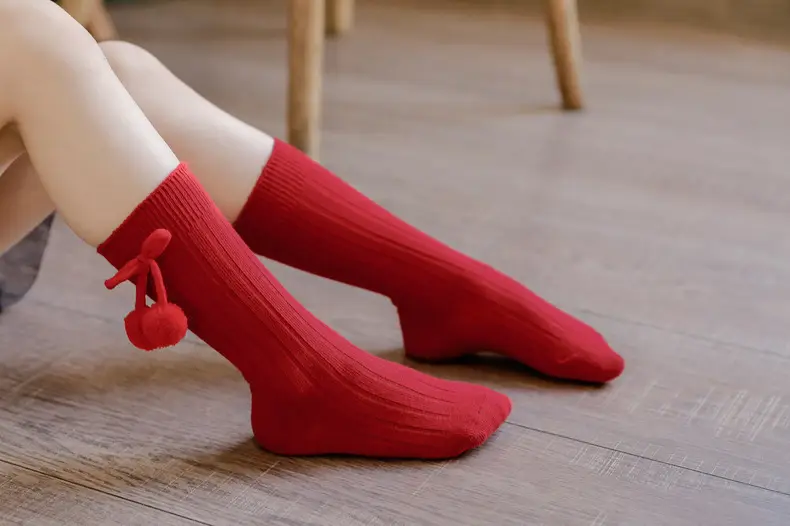 Blue Ball Embellished Knee Socks for Boys Girls — feature 22
