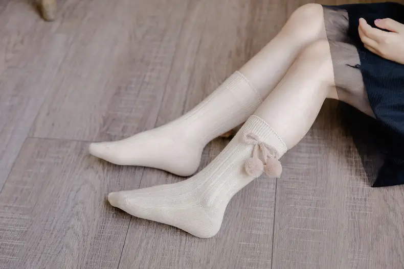 Blue Ball Embellished Knee Socks for Boys Girls — feature 33