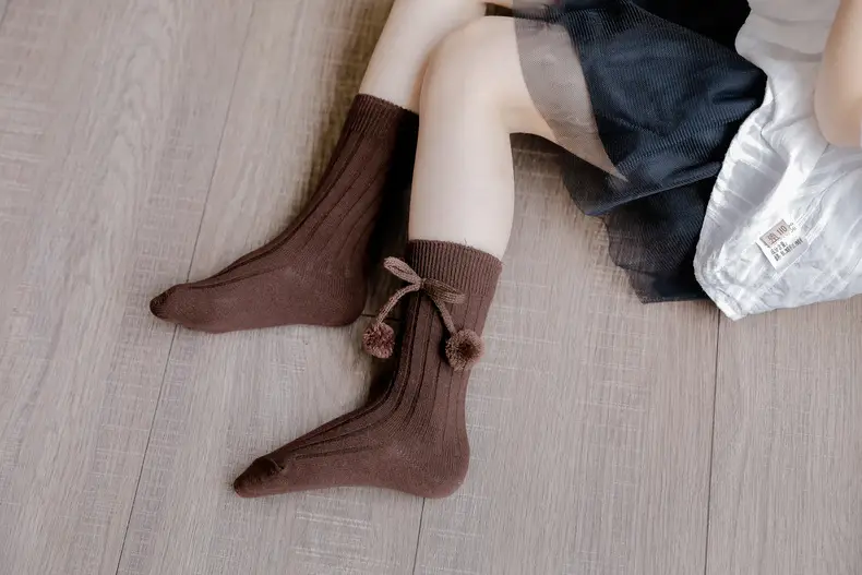 Blue Ball Embellished Knee Socks for Boys Girls — feature 35