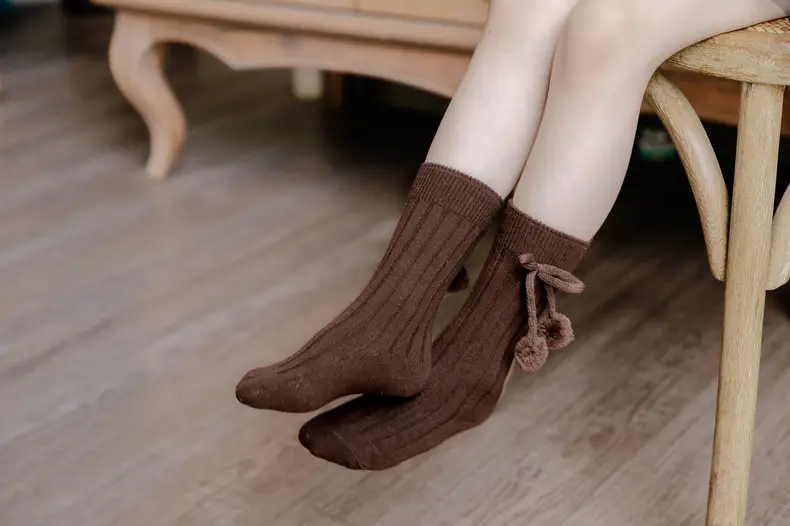 Blue Ball Embellished Knee Socks for Boys Girls — feature 37