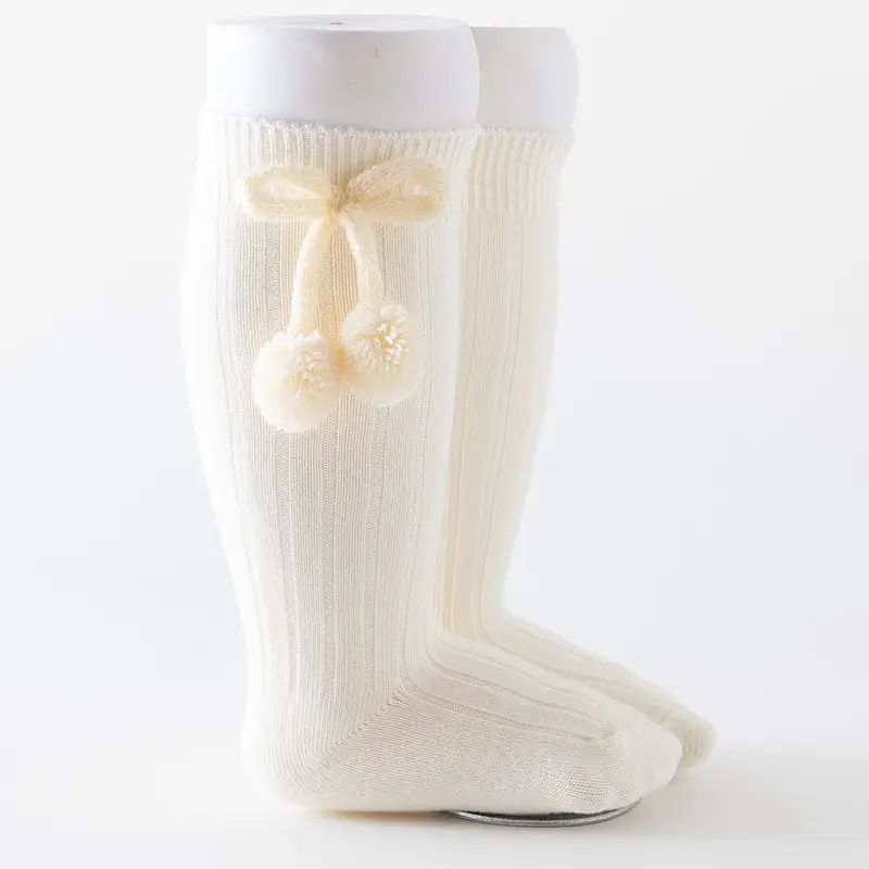 Blue Ball Embellished Knee Socks for Boys Girls