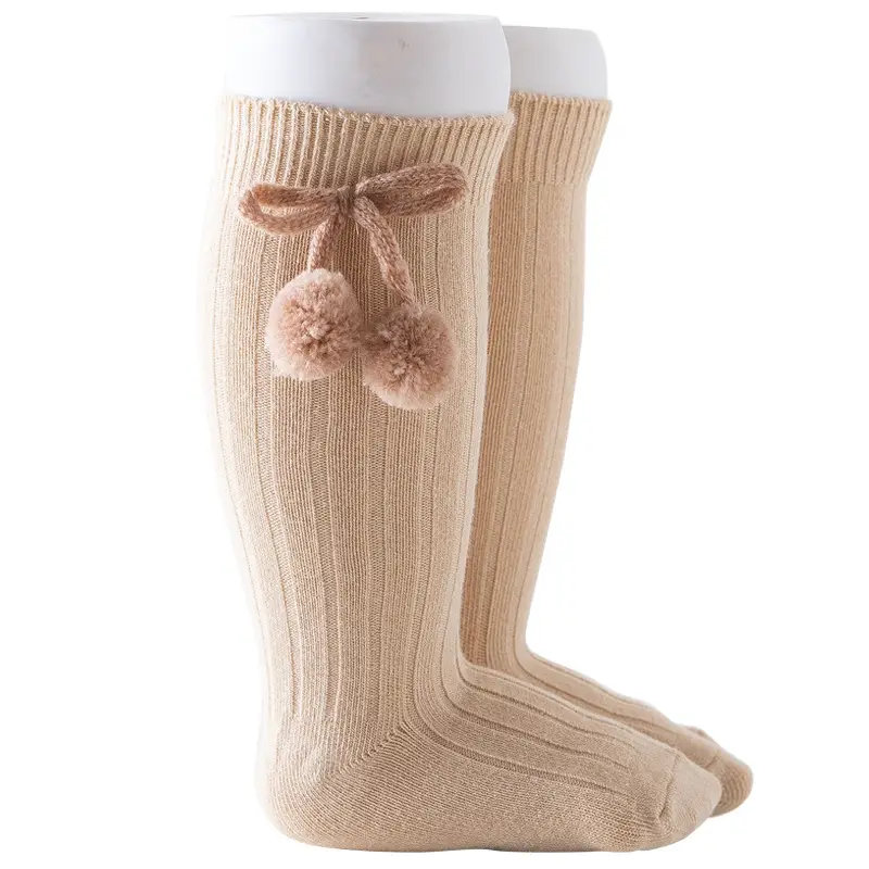 Blue Ball Embellished Knee Socks for Boys Girls