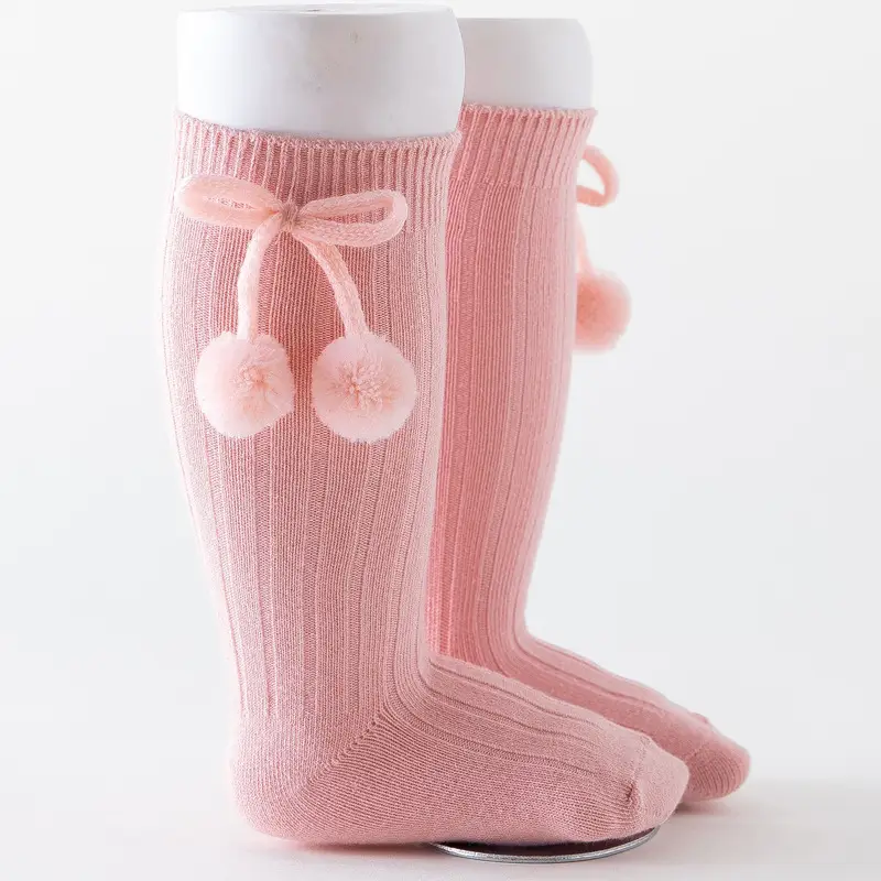 Blue Ball Embellished Knee Socks for Boys Girls