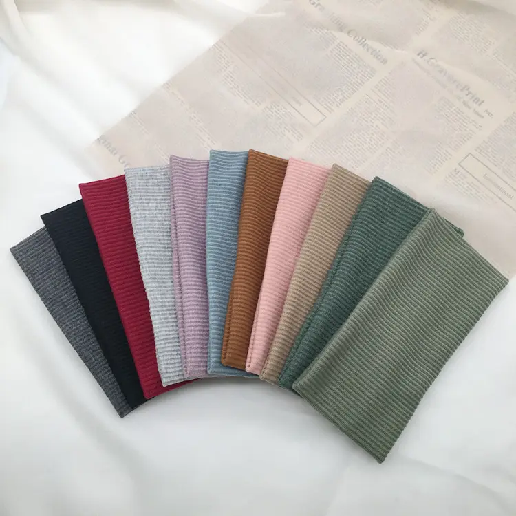 Gray Knitted Elastic Headband for Sports & Daily Use — feature 14