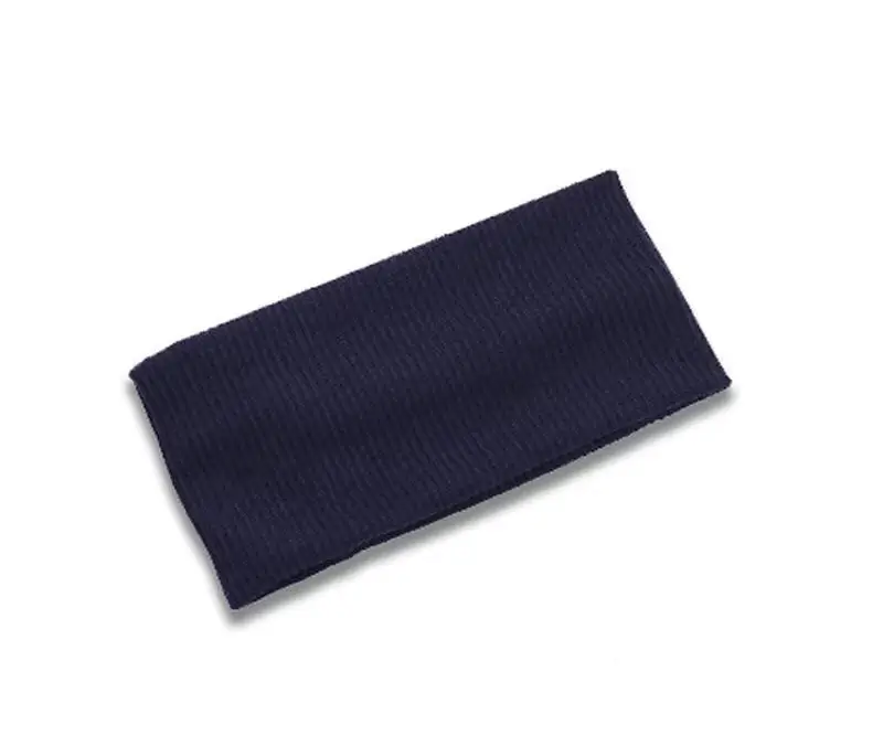 Gray Knitted Elastic Headband for Sports & Daily Use - Image 12