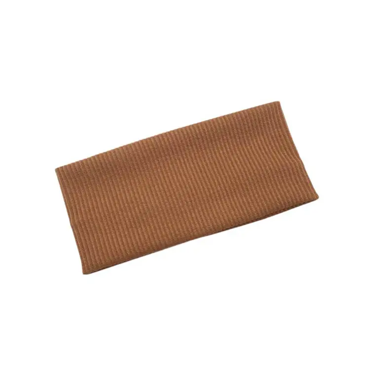 Gray Knitted Elastic Headband for Sports & Daily Use - Image 6