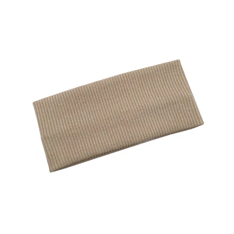 Gray Knitted Elastic Headband for Sports & Daily Use - Image 8