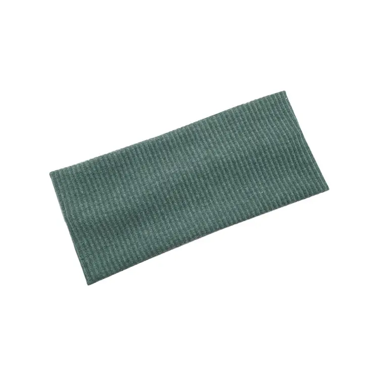 Gray Knitted Elastic Headband for Sports & Daily Use - Image 9