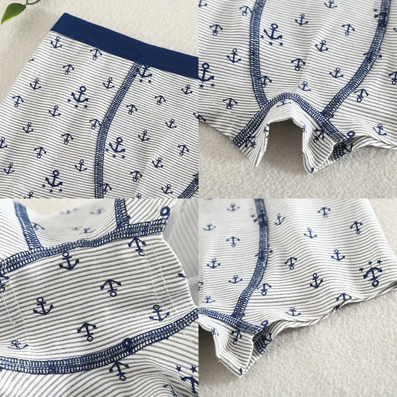 Children's Cotton Boxer Shorts Set 4 Pack - Image 5
