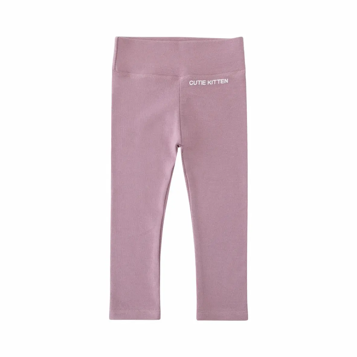 New Girls Grey Elastic Leggings Warm All Season - Image 2