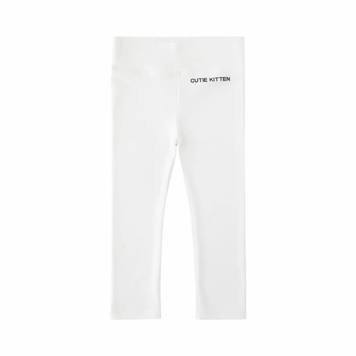 New Girls Grey Elastic Leggings Warm All Season - Image 5
