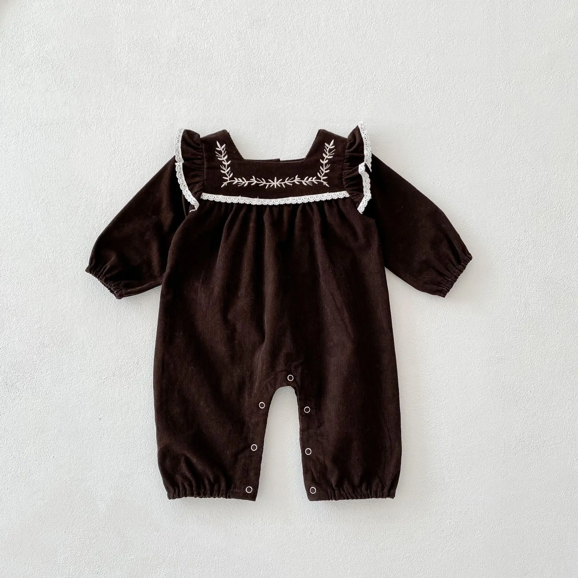 Pure Cotton Embroidered Romper for Girls 2025 - Image 2
