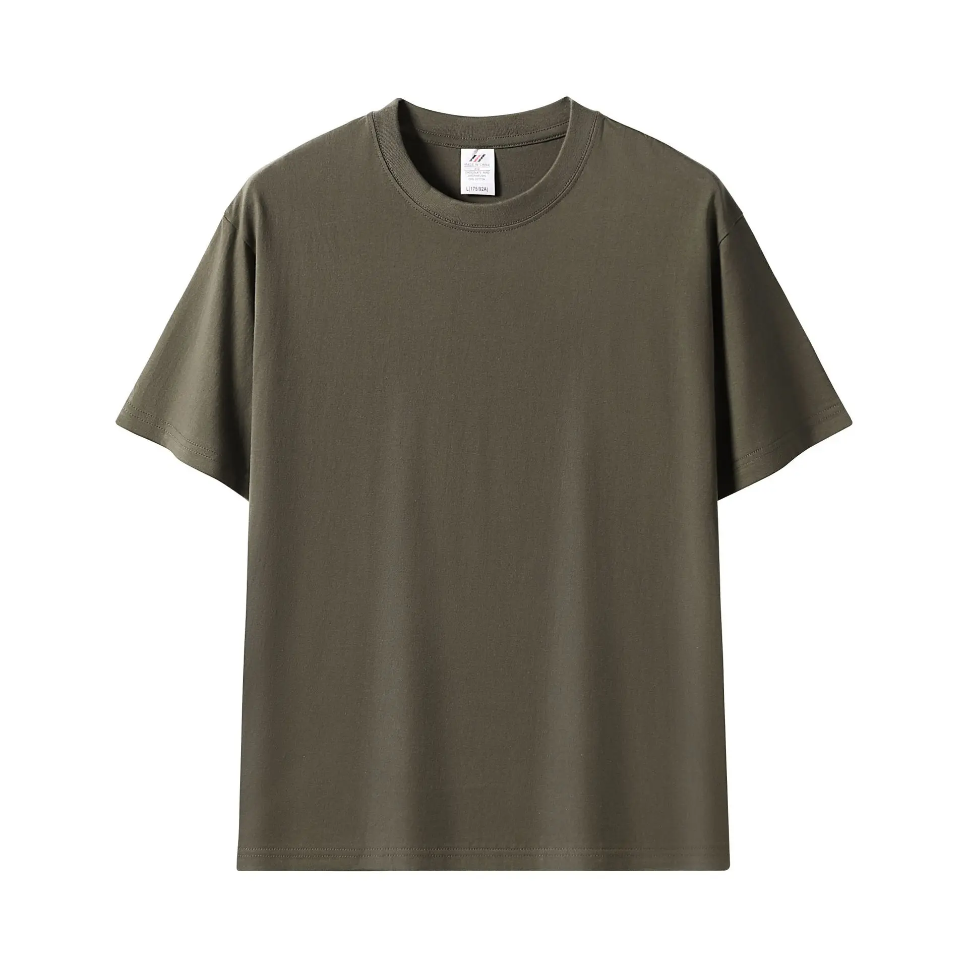 Pink 230g Cotton T-Shirt Unisex Loose Fit
