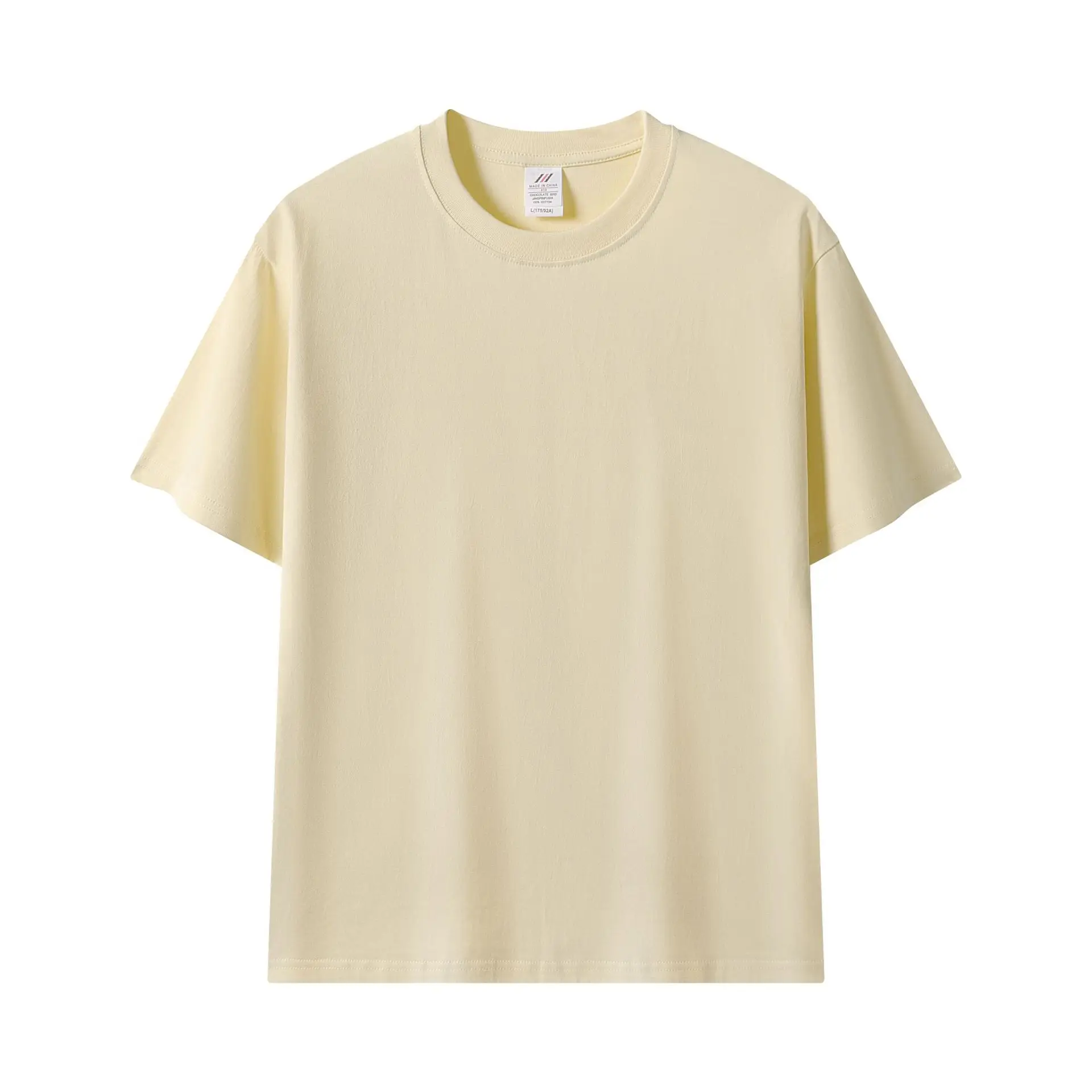 Pink 230g Cotton T-Shirt Unisex Loose Fit