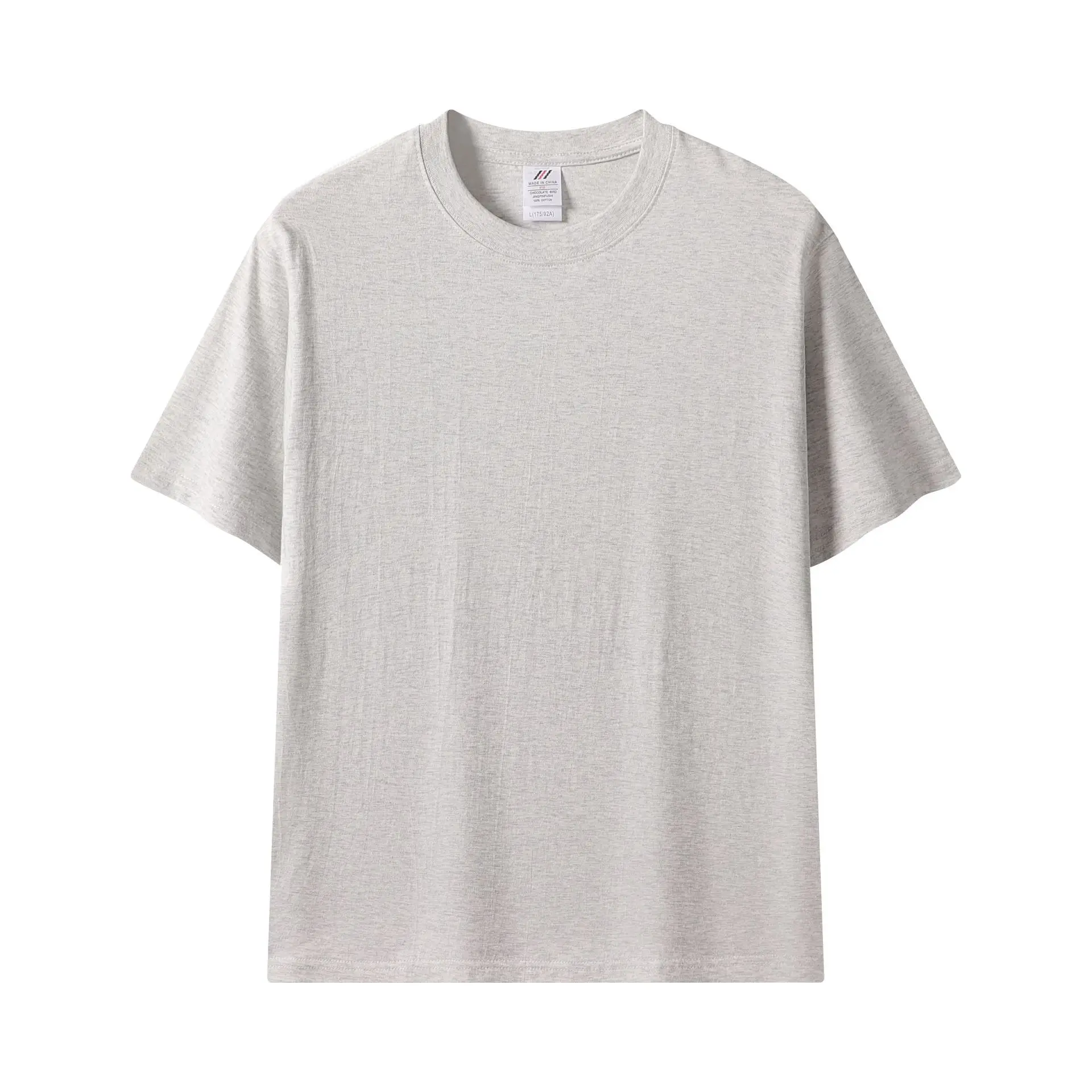 Pink 230g Cotton T-Shirt Unisex Loose Fit