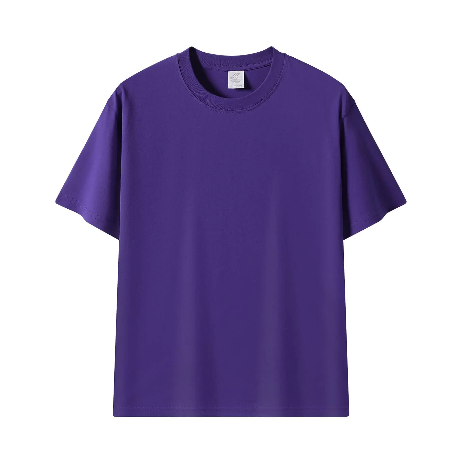 Pink 230g Cotton T-Shirt Unisex Loose Fit