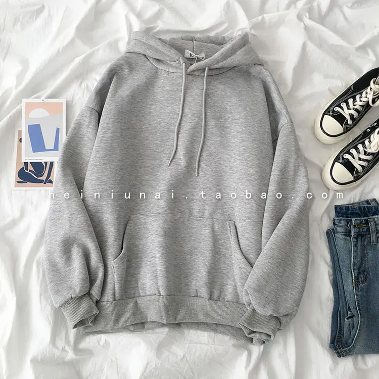 Light Blue Fleece Hooded Sweatshirt for Girls Party Wear — feature 6