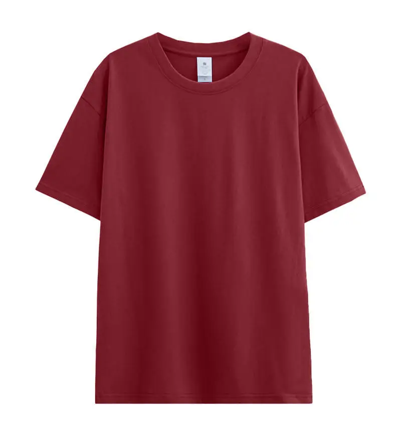 Men Women Cotton T-Shirt Drop Shoulder Wholesale - Image 20