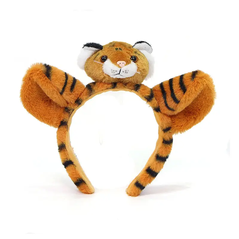 Brown Middle Tiger Hair Hoop