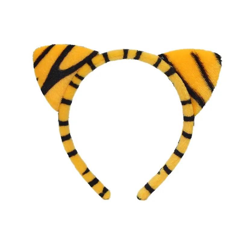 Yellow little tiger ear headband