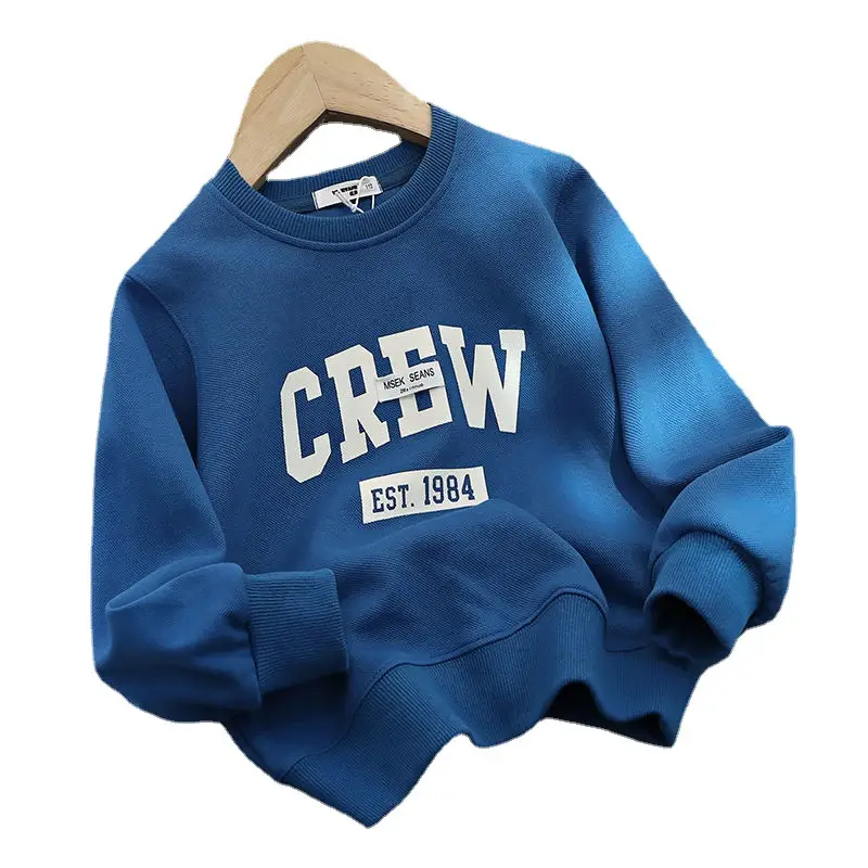 Crew Print Cotton Sweatshirt Large for Boys - Image 10