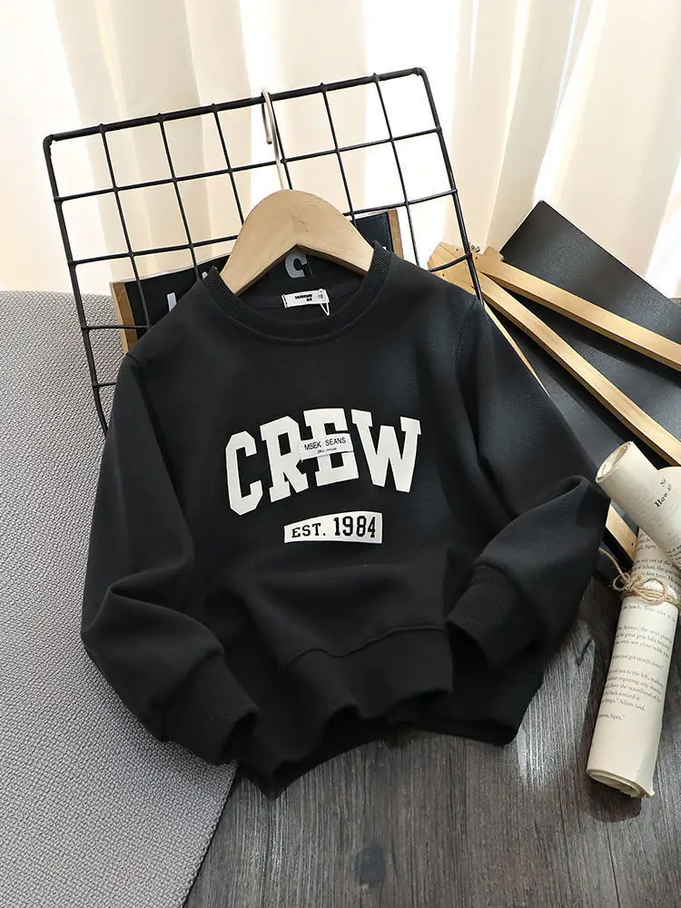 Crew Print Cotton Sweatshirt Large for Boys β feature 15