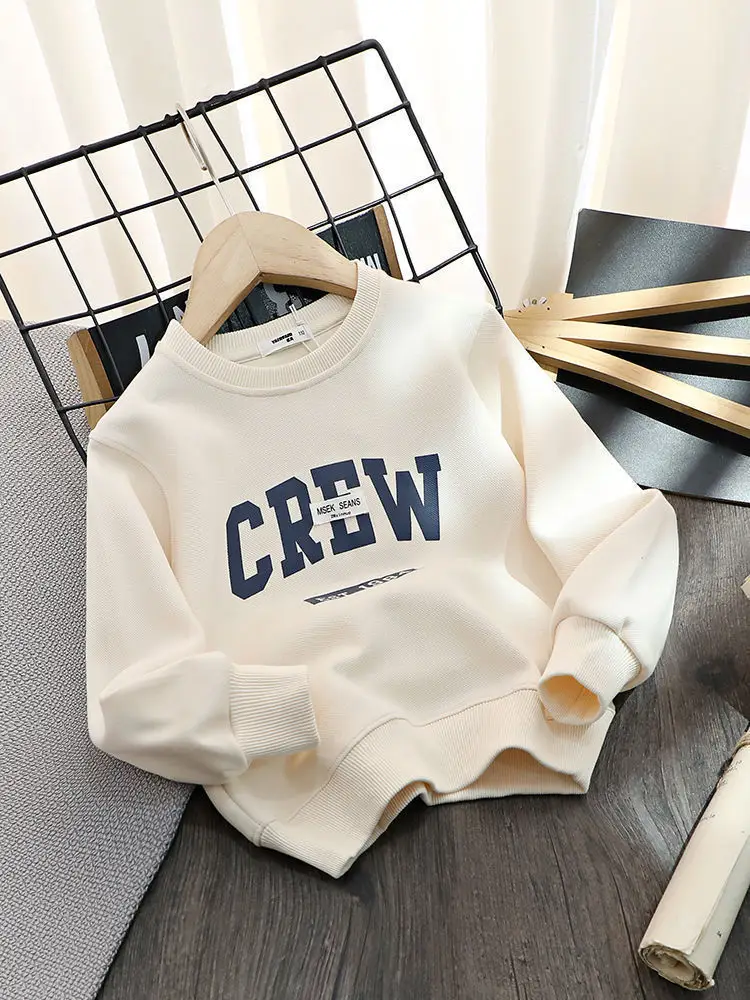 Crew Print Cotton Sweatshirt Large for Boys β feature 19