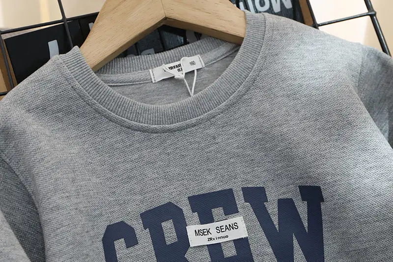 Crew Print Cotton Sweatshirt Large for Boys β feature 5