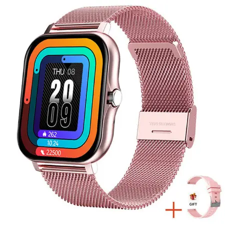 Smart Watch with Digital Display & Metal Band - Image 5