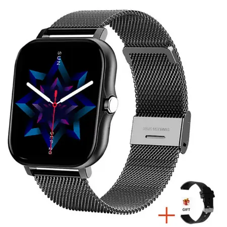 Smart Watch with Digital Display & Metal Band - Image 6