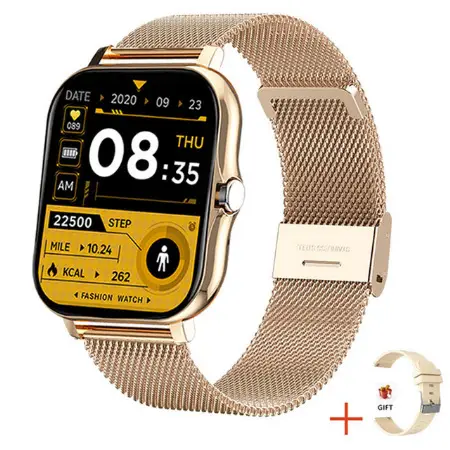Smart Watch with Digital Display & Metal Band - Image 7