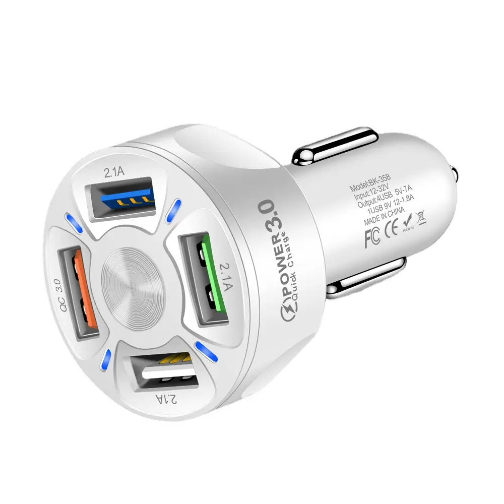 35W QC3.0 4USB Car Charger Fast Charging - Image 11