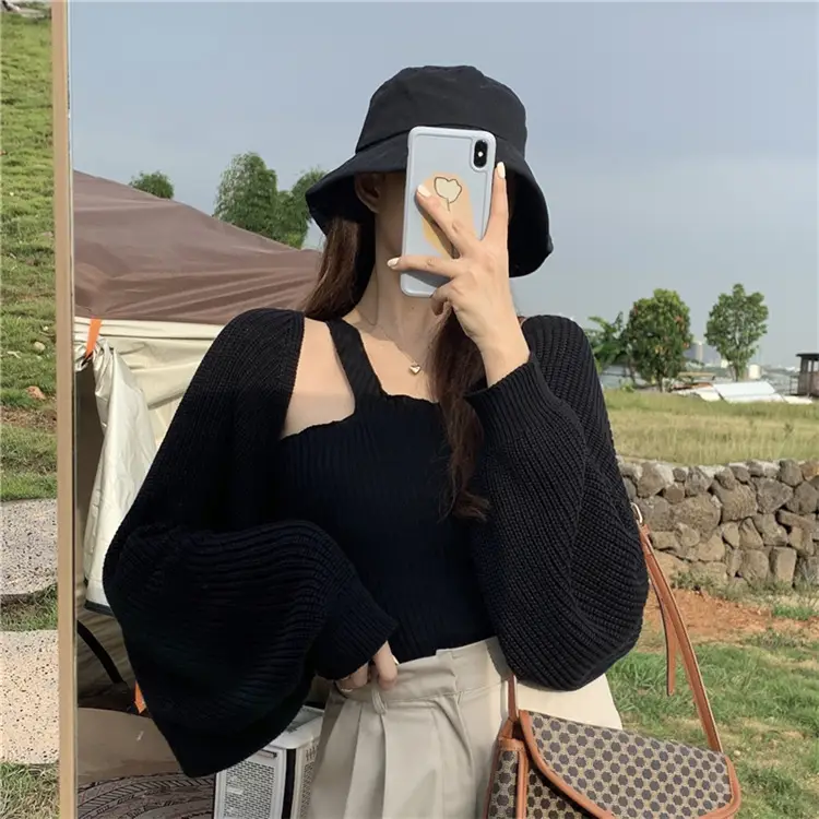 Women Knitted Sun Protection Cardigan Jacket Autumn 2022 — feature 3