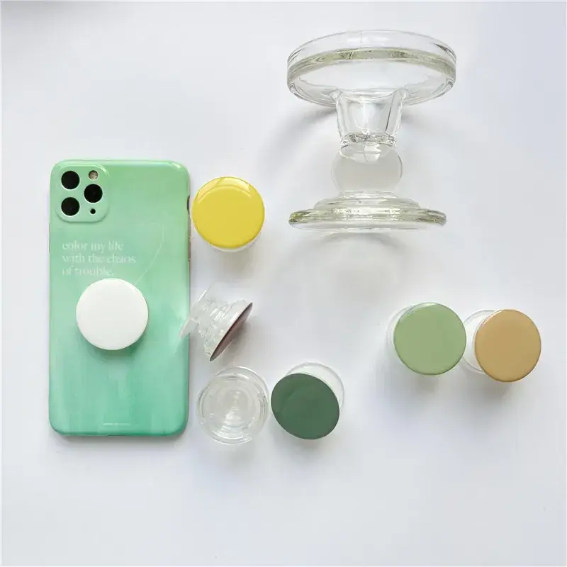 Transparent Epoxy Bracket for Desktop & Mobile Use