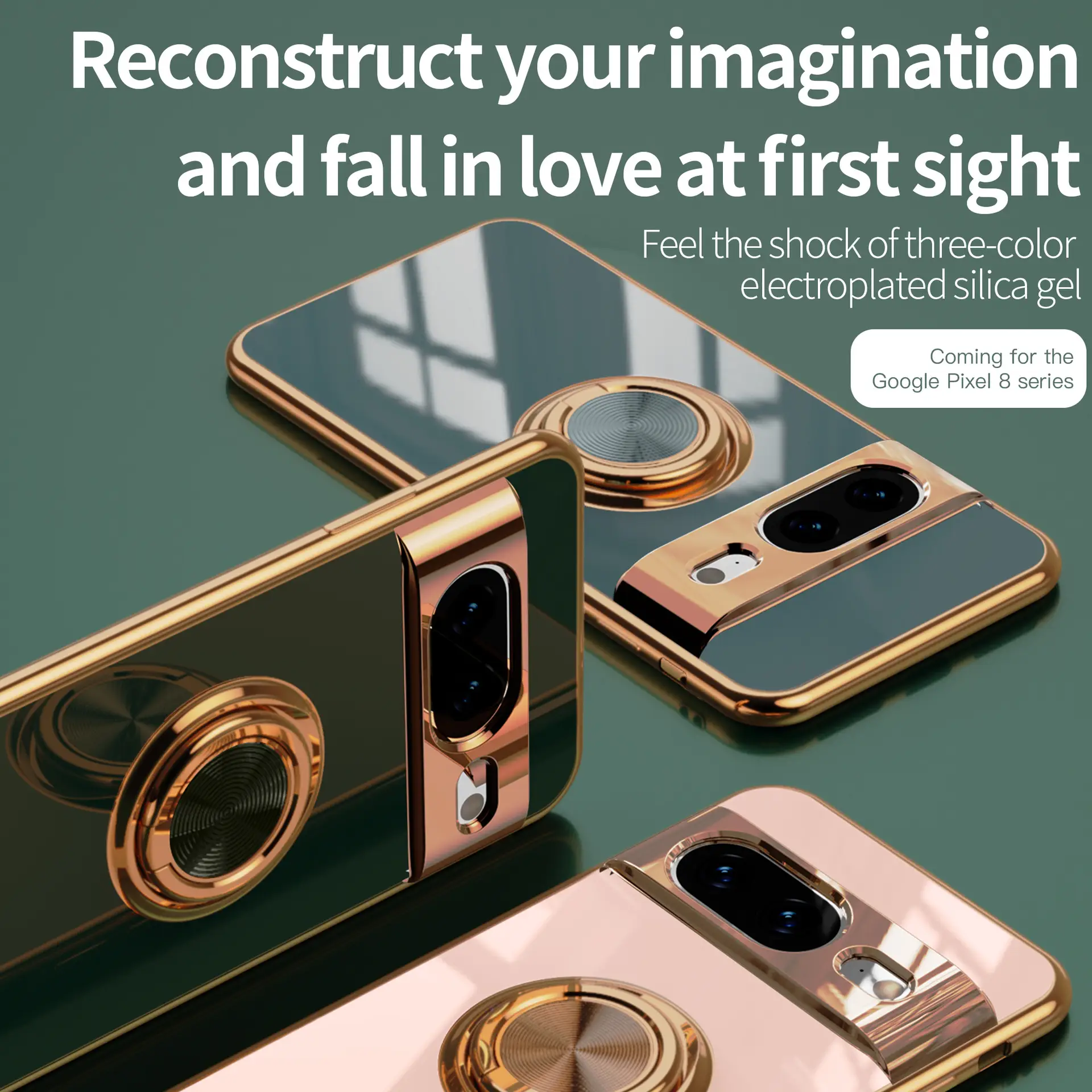 Google Pixel 9 Pro Magnetic Ring Protective Cover - Image 9