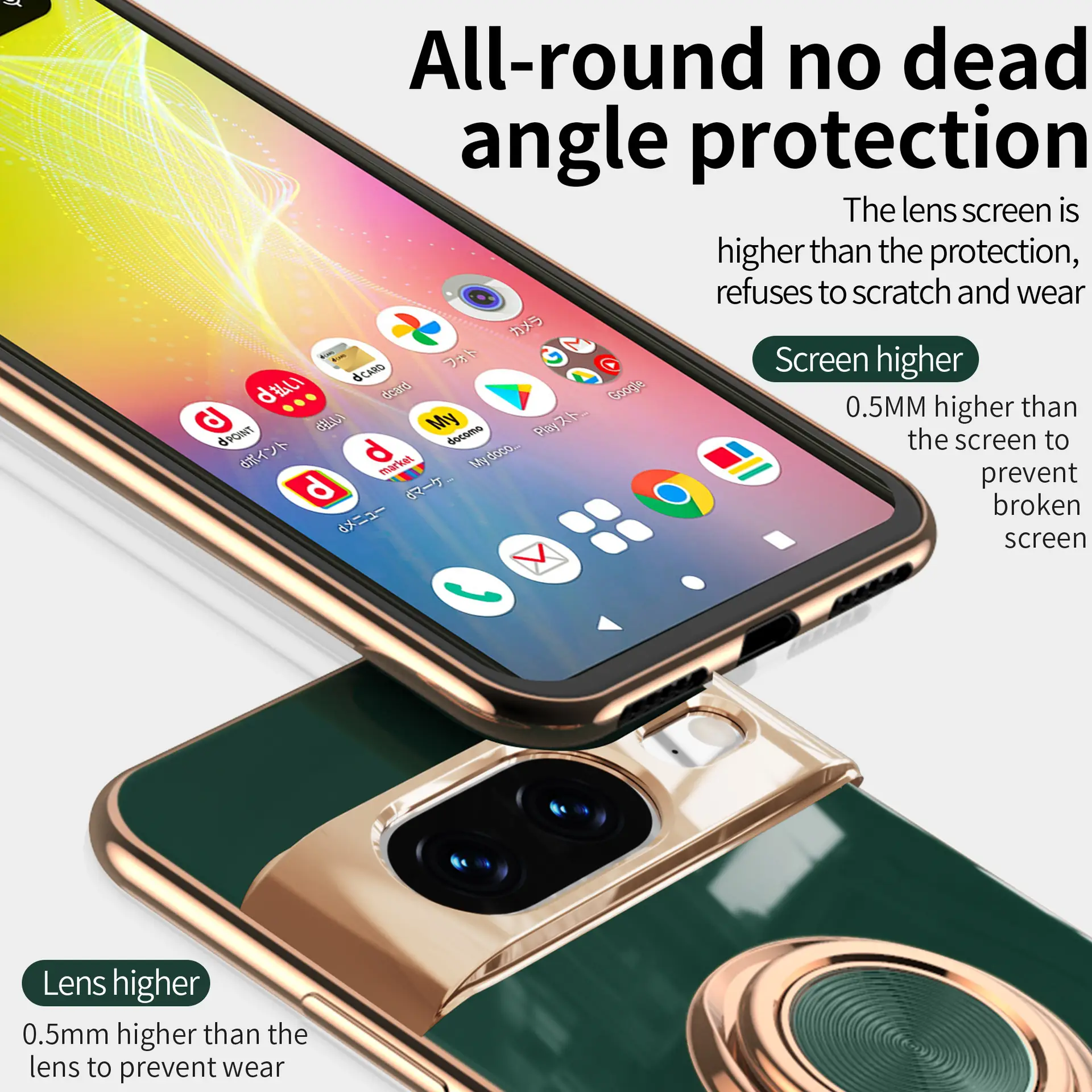 Google Pixel 9 Pro Magnetic Ring Protective Cover - Image 10