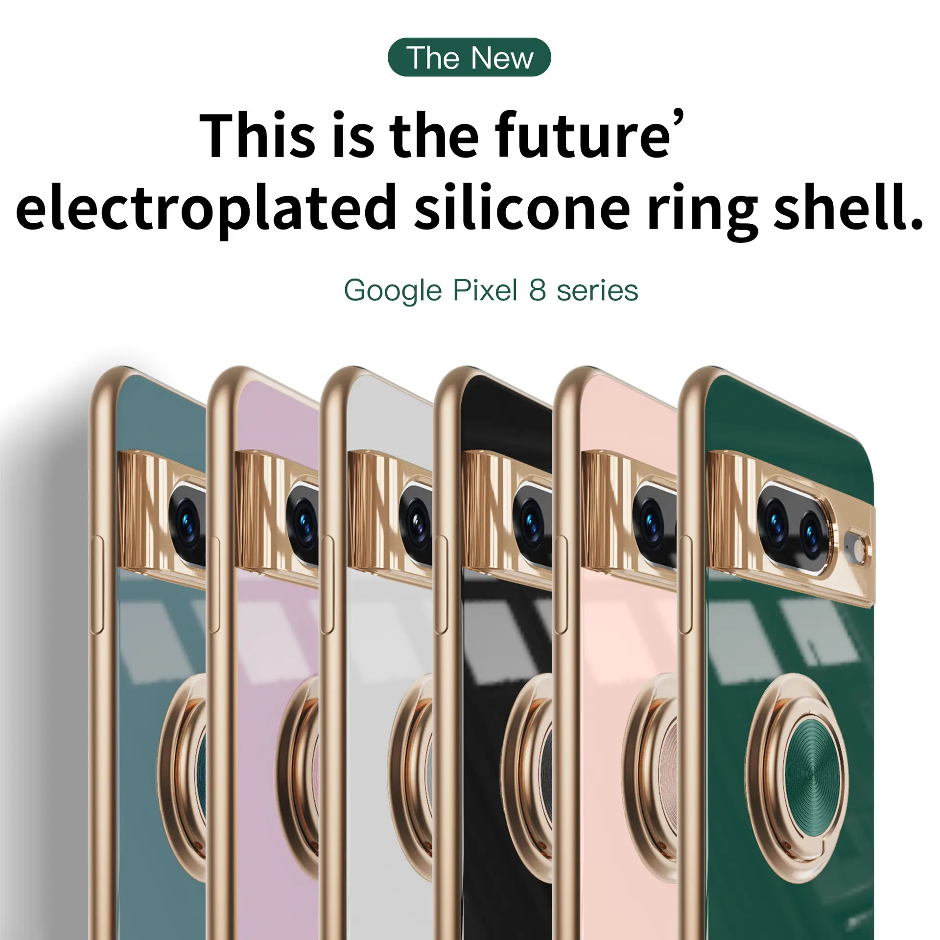 Google Pixel 9 Pro Magnetic Ring Protective Cover - Image 11