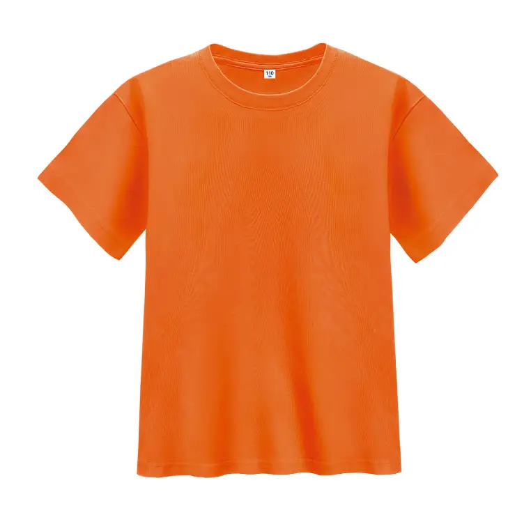 Blue Round Neck Cotton T-Shirt for Kids