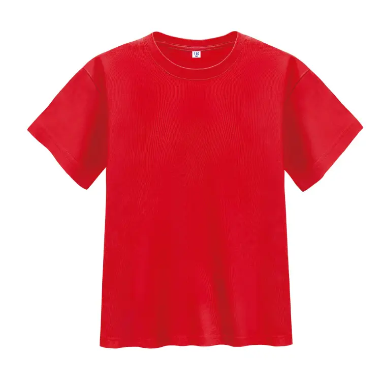 Blue Round Neck Cotton T-Shirt for Kids