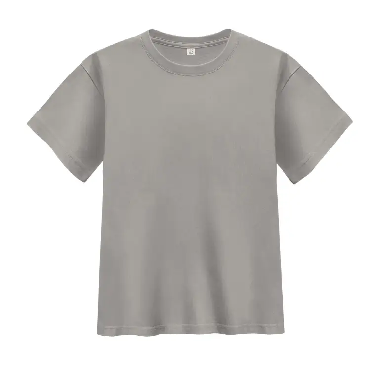 Blue Round Neck Cotton T-Shirt for Kids