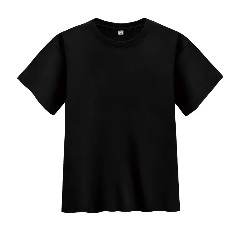 Blue Round Neck Cotton T-Shirt for Kids