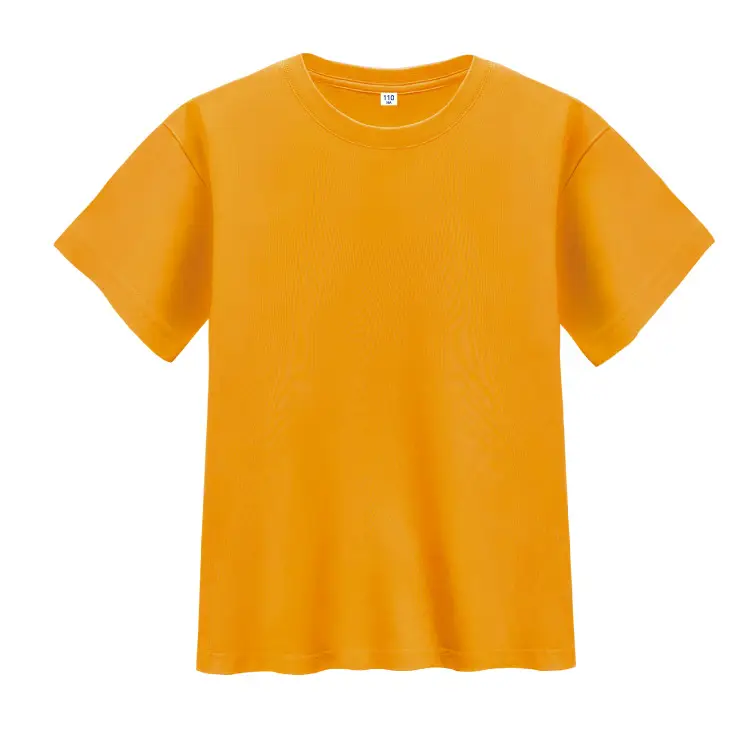 Blue Round Neck Cotton T-Shirt for Kids