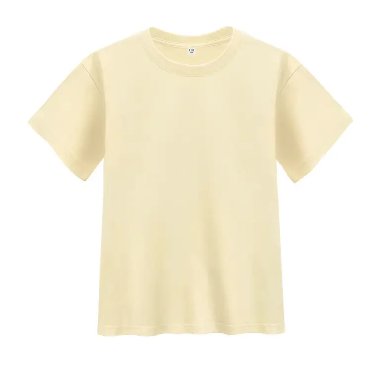 Blue Round Neck Cotton T-Shirt for Kids