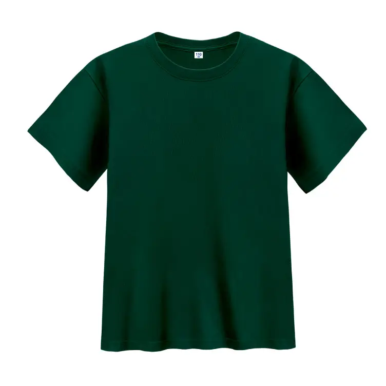 Blue Round Neck Cotton T-Shirt for Kids