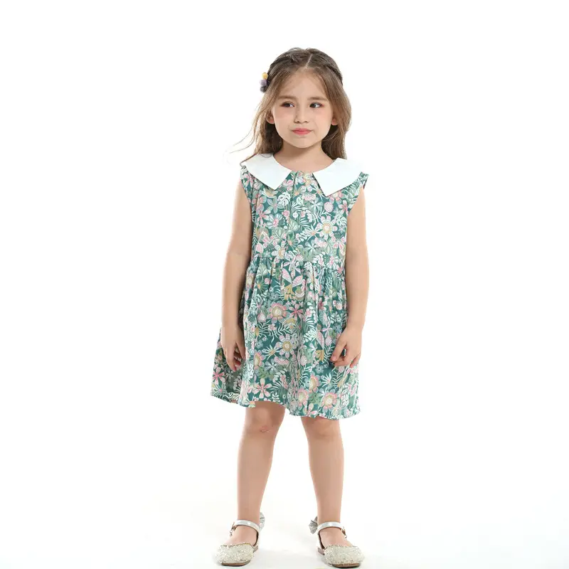 2025 Summer Floral Cotton Belt Shorts Set for Boys - Image 2